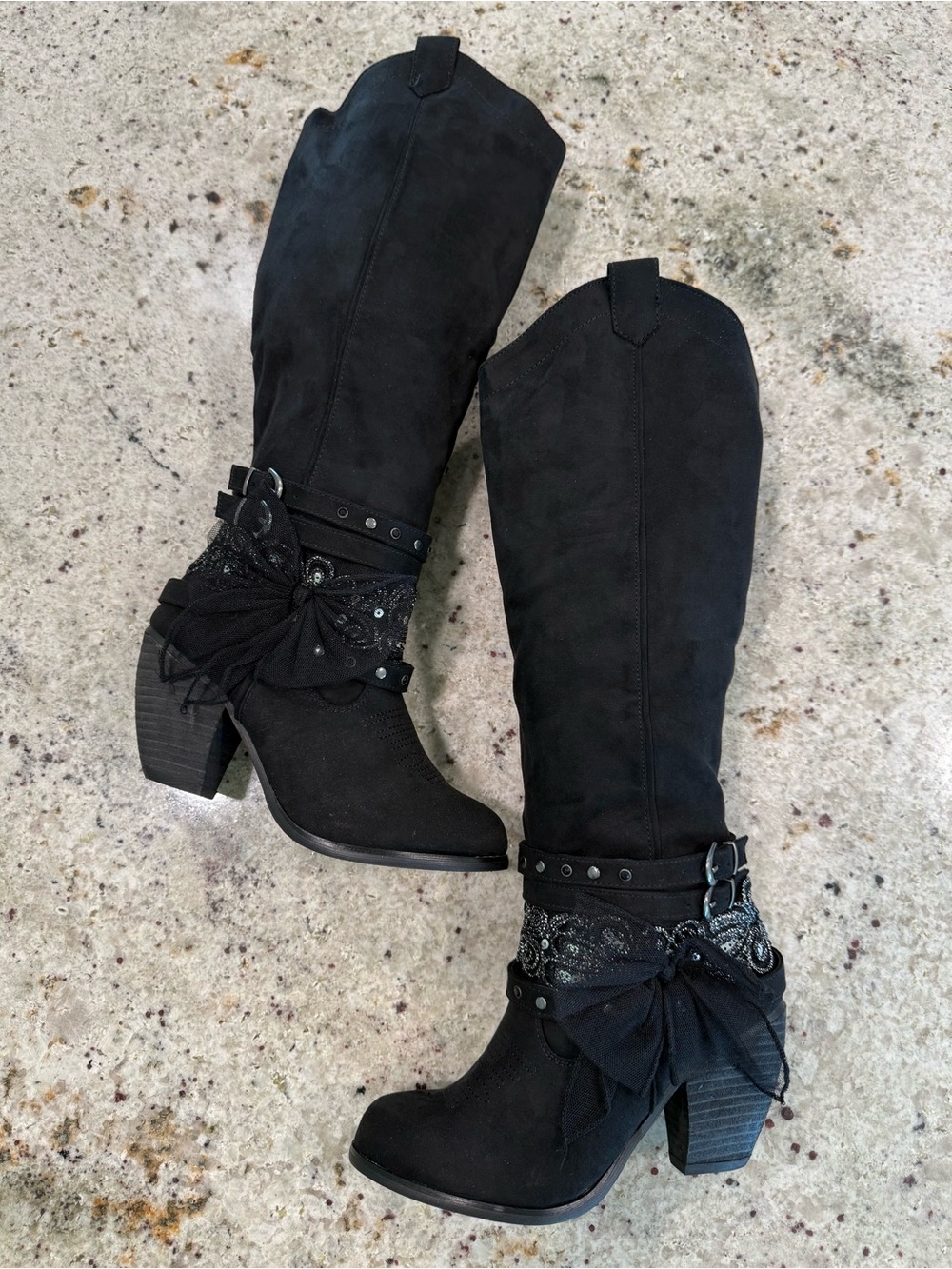 “Lush” Sexy Black Boots by Not Rated Brand (NWOT)